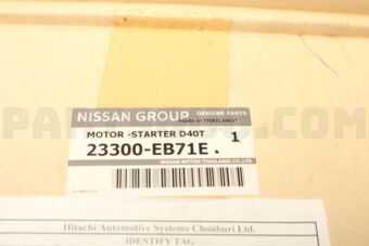 Nissan 23300EB71E MOTOR ASSY-STARTER