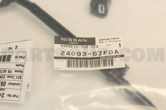 Nissan 240936JF0A HARNESS-SUB,REA