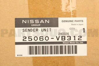 Nissan 25060VB312 SENDER UNIT-FUEL GAUGE