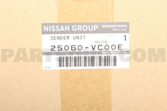 Nissan 25060VC00E SENDER UNIT-FUEL GAUGE