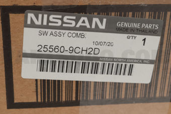 Nissan 255609CH2D SWITCH ASSY-COMBINATION