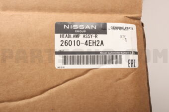 Nissan 260104EH2A HEADLAMP ASSY-R