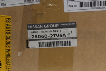Nissan 260602TV5A LAMP ASSY-LH