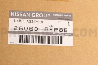 Nissan 260606FP8B HEADLAMP ASSY-LH