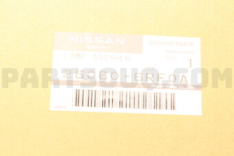 Nissan 260606RF0A HEADLAMP ASSY-LH