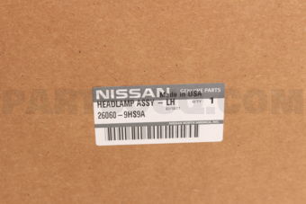 Nissan 260609HS9A HEADLAMP ASSY LH
