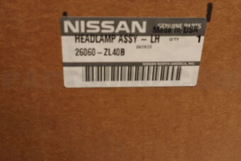 Nissan 26060ZL40B LAMP ASSY - HEAD, LH