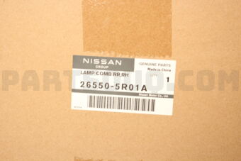 Nissan 265505R01A LAMP COMB RR,RH