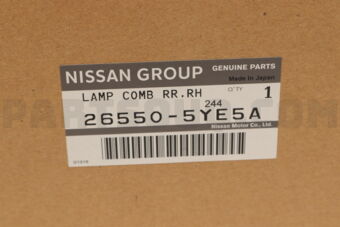 Nissan 265505YE5A LAMP COMB RR,RH