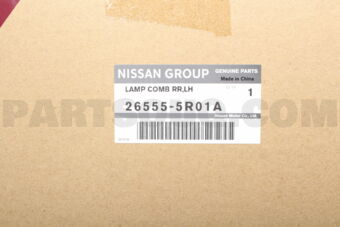 Nissan 265555R01A LAMP COMB RR,LH