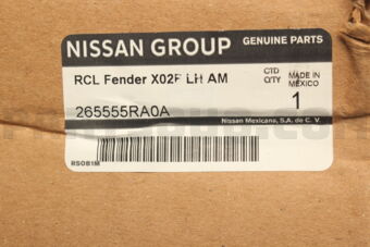 Nissan 265555RA0A COMBINATION LAMP ASSY REAR,LH