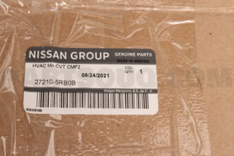 Nissan 272105RB0B BLOWER ASSY-AIR CONDITIONER