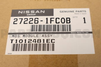 Nissan 272261FC0B MOTOR ASSY-BLOWER