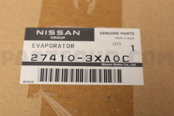 Nissan 274103XA0C EVAPORATOR