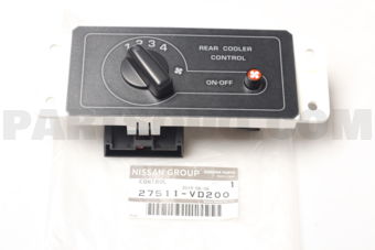 Nissan 27511VD200 CONTROL UNIT ASSY-REAR AIR CONDITIONER