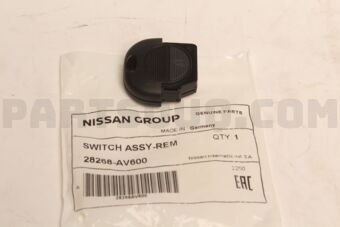 Nissan 28268AV600 SWITCH ASSY-REMOTE