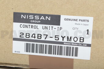 Nissan 284B75YM0B CONTROL UNIT-IP
