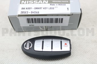 Nissan 285E39HS4A SWITCH ASSY SMART KEYLESS