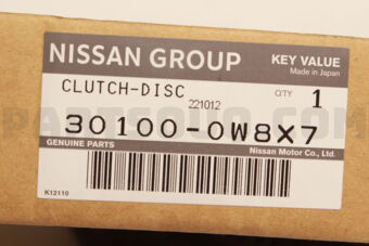 Nissan 301000W8X7 CLUTCH DISC