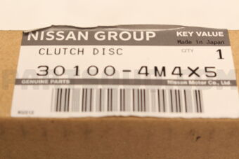 Nissan 301004M4X5 CLUTCH DISC