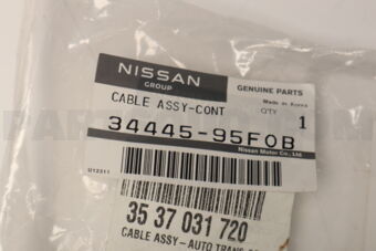 Nissan 3444595F0B CABLE ASSY-CONTROL