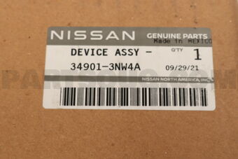 Nissan 349013NW4A DEVICE ASSY-TRA