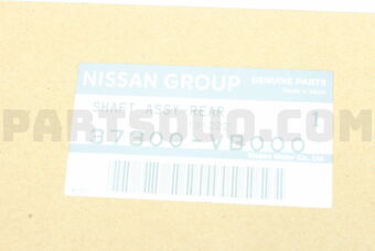 Nissan 37300VB000 SHAFT ASSY-REAR PROPELLER