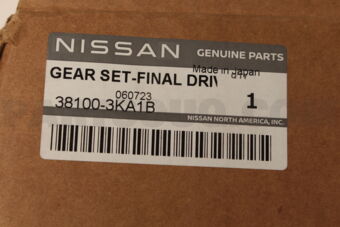 Nissan 381003KA1B GEAR SET-HYPOID