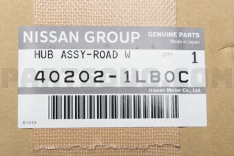 Nissan 402021LB0C HUB ASSY-ROAD W