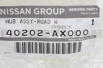 Nissan 40202AX000 HUB ASSY-ROAD WHEEL,FRONT