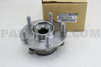 Nissan 40202JG01B HUB ASSY-ROAD WHEEL,FRONT