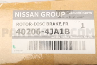 Nissan 402064JA1B ROTOR DISC-BRAK