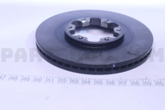 Nissan 402066W500 ROTOR-DISC BRAKE,FRONT