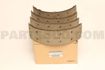 Nissan 410600T9X5 SHOE SET-FRONT