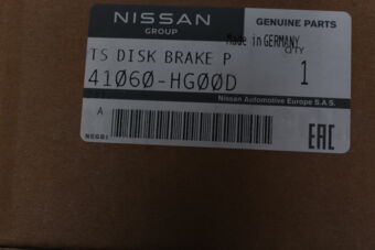 Nissan 41060HG00D TS DISK BRAKE P