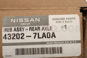 Nissan 432027LA0A HUB ASSY-REAR AXLE
