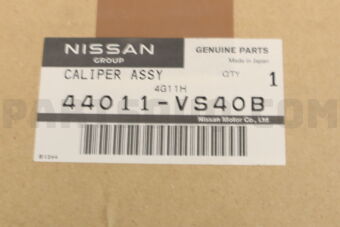 Nissan 44011VS40B CALIPER ASSY-REAR LH,W/O PADS OR SHIMS