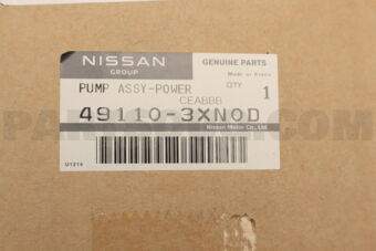 Nissan 491103XN0D PUMP ASSY POWER