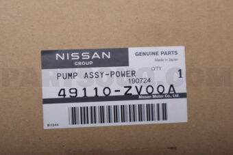 Nissan 49110ZV00A PUMP ASSY-POWER STEERING