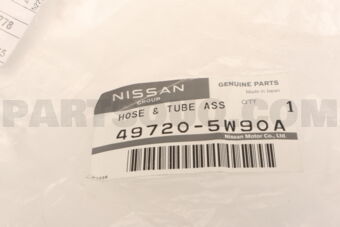 Nissan 497205W90A HOSE & TUBE ASS
