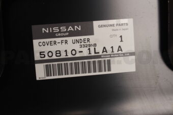 Nissan 508101LA1A COVER-FRONT UNDER