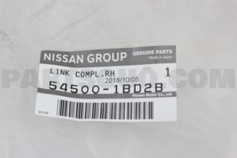 Nissan 545001BD2B LINK COMPL,RH
