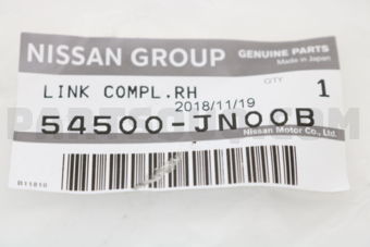 Nissan 54500JN00B LINK COMPL-TRANSVERSE,RH