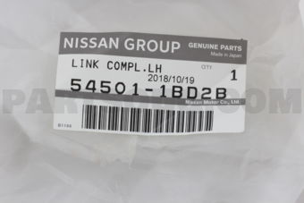 Nissan 545011BD2B LINK COMPL,LH