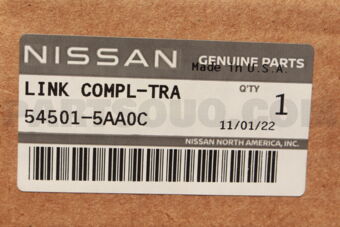 Nissan 545015AA0C LINK COMPL-TRANSVERSE,LH