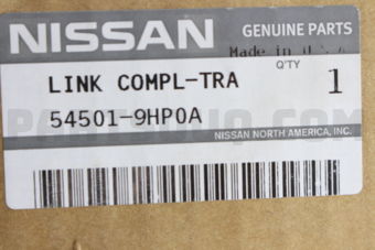 Nissan 545019HP0A LINK COMPL TRANSVERSE,LH