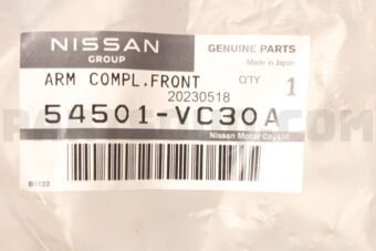 Nissan 54501VC30A ARM COMPL-LEADING,FRONT SUSPENSION
