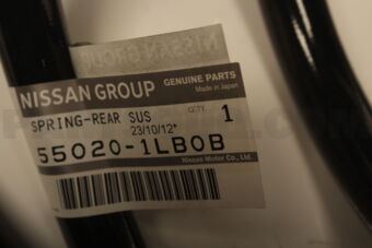 Nissan 550201LB0B SPRING-REAR SUSPENSION