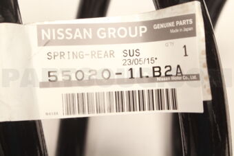 Nissan 550201LB2A SPRING-REAR SUSPENSION
