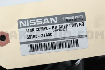 Nissan 551B03TA0D LINK COMPL REAR SUSPENSION LOWER RR RH